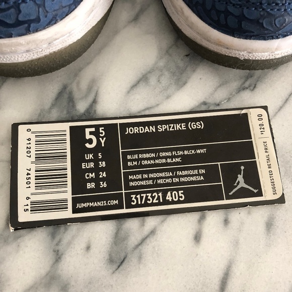 Nike Air Jordan Spizike - Blue Ribbon - Picture 8 of 8